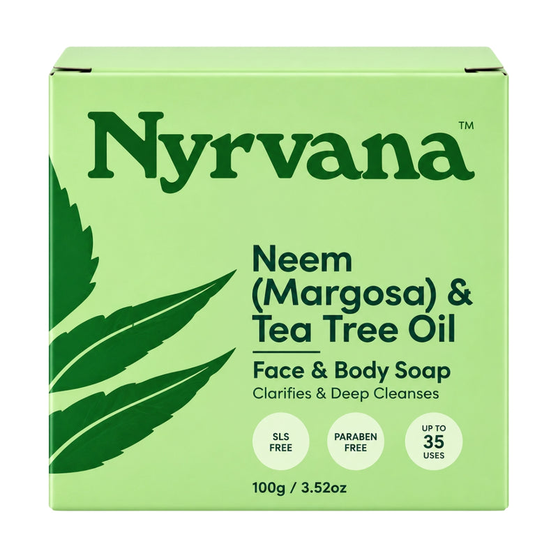 Nyrvana Face & Body Soap Neem & Tea Tree Oil 100g