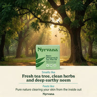 Nyrvana Face & Body Soap Neem & Tea Tree Oil 100g