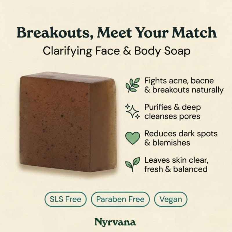 Nyrvana Face & Body Soap Neem & Tea Tree Oil 100g