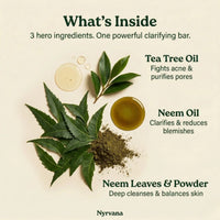 Nyrvana Face & Body Soap Neem & Tea Tree Oil 100g