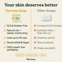 Nyrvana Face & Body Soap Oats & Vanilla with Cocoa Butter 100g