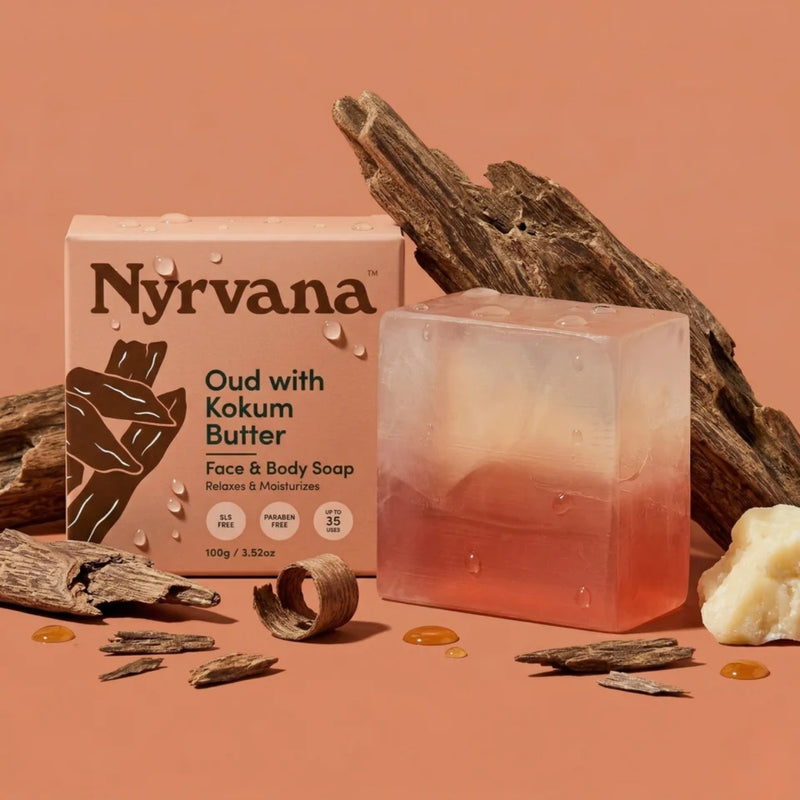 Nyrvana Face & Body Soap Oud with Kokum Butter 100g