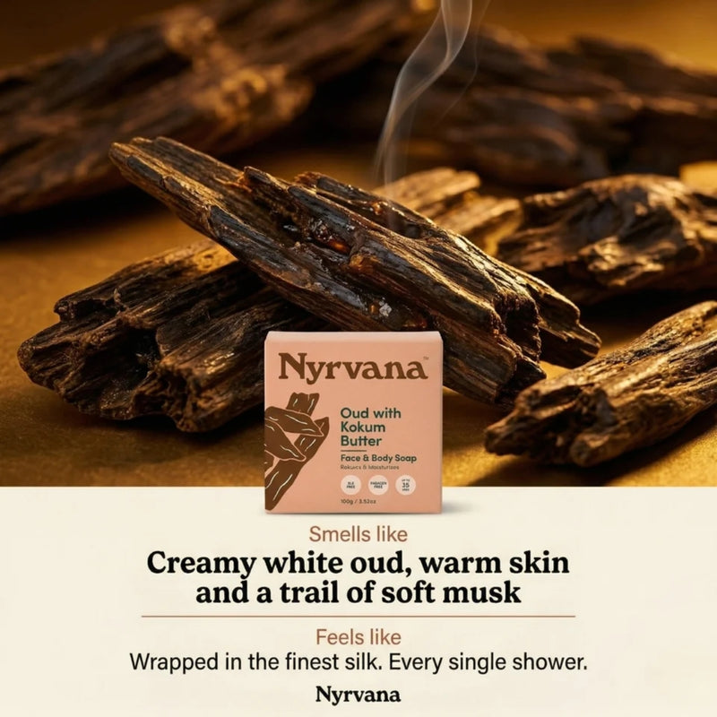 Nyrvana Face & Body Soap Oud with Kokum Butter 100g