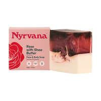 Nyrvana Face & Body Soap Rose with Shea Butter 100g