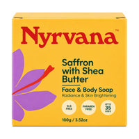 Nyrvana Face & Body Soap Saffron with Shea Butter 100g
