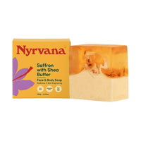 Nyrvana Face & Body Soap Saffron with Shea Butter 100g
