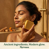 Nyrvana Face & Body Soap Sandalwood & Turmeric with Kokum Butter 100g