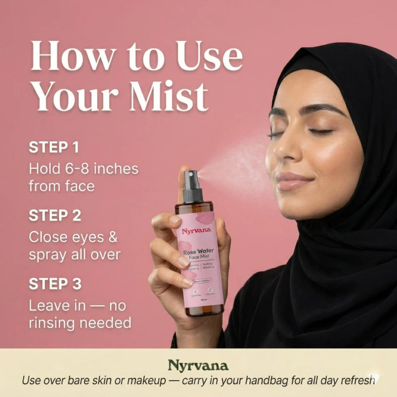 Nyrvana Face Mist Rose Water 100ml