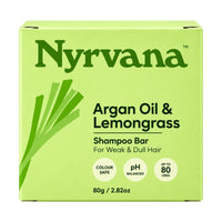 Nyrvana Shampoo Bar Argan Oil & Lemongrass 80g