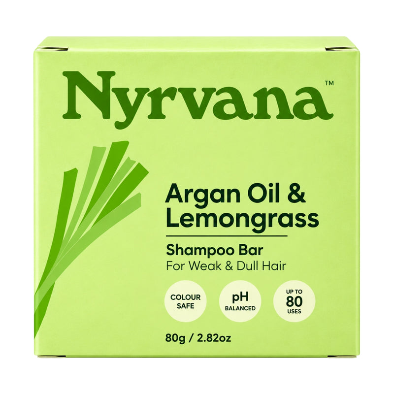 Nyrvana Shampoo Bar Argan Oil & Lemongrass 80g