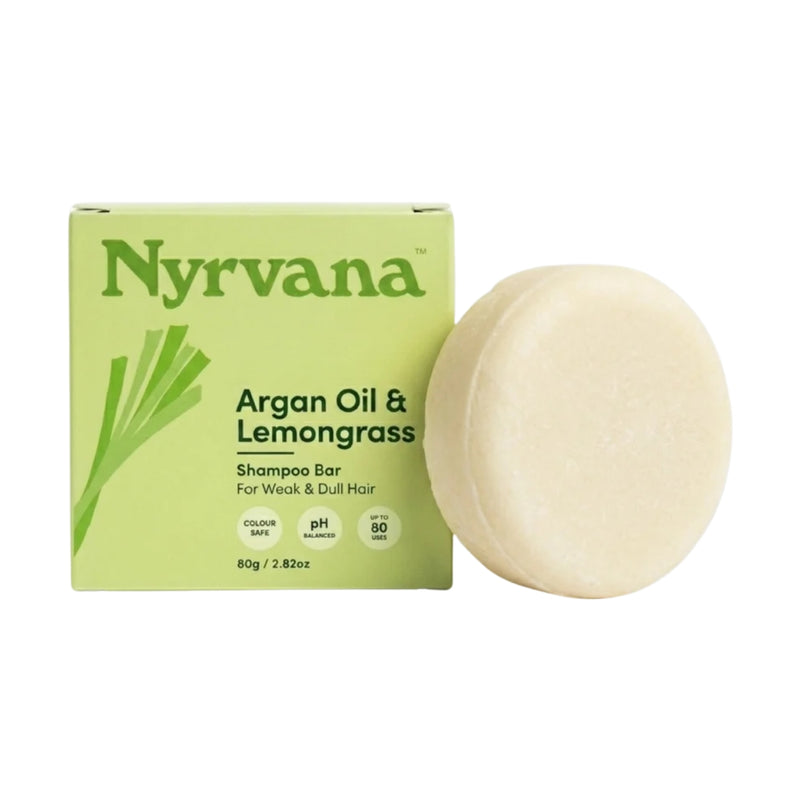 Nyrvana Shampoo Bar Argan Oil & Lemongrass 80g