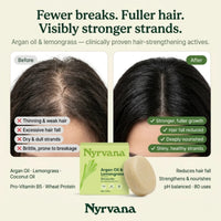 Nyrvana Shampoo Bar Argan Oil & Lemongrass 80g