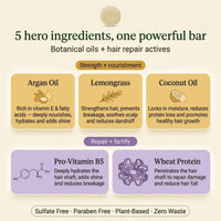 Nyrvana Shampoo Bar Argan Oil & Lemongrass 80g