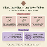 Nyrvana Shampoo Bar Hibiscus, Lavender & Shea Butter 80g