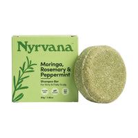 Nyrvana Shampoo Bar Moringa, Rosemary & Peppermint 80g