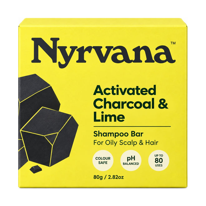 Nyrvana Shampoo Bar Activated Charcoal & Lime 80g