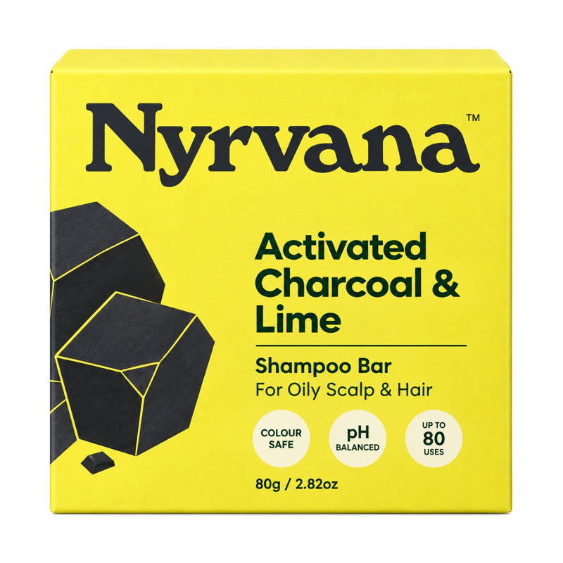 Nyrvana Shampoo Bar Activated Charcoal & Lime 80g