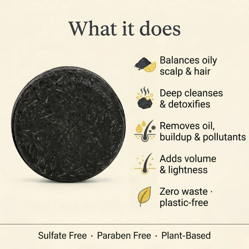 Nyrvana Shampoo Bar Activated Charcoal & Lime 80g