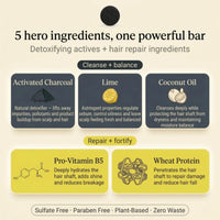 Nyrvana Shampoo Bar Activated Charcoal & Lime 80g