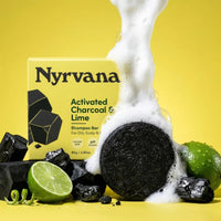 Nyrvana Shampoo Bar Activated Charcoal & Lime 80g