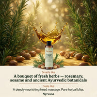 Nyrvana Hair Oil  Rosemary & Argan Strengthening 7 Herbs 100ml