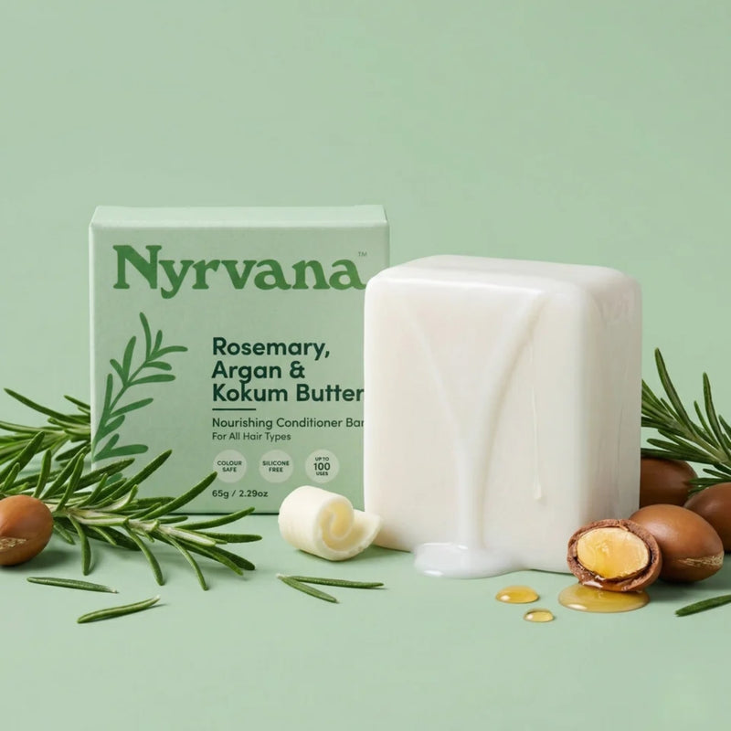 Nyrvana Conditioner Bar Rosemary, Argan & Kokum Butter 65g