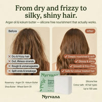 Nyrvana Conditioner Bar Rosemary, Argan & Kokum Butter 65g