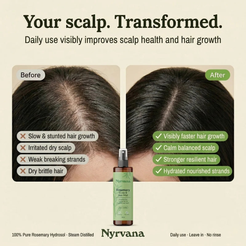 Nyrvana Scalp & Hair Mist Rosemary 200ml