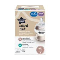Tommee Tippee Natural Start Glass Bottle 0 Month+ Extra Slow Flow 150ml 1 Piece