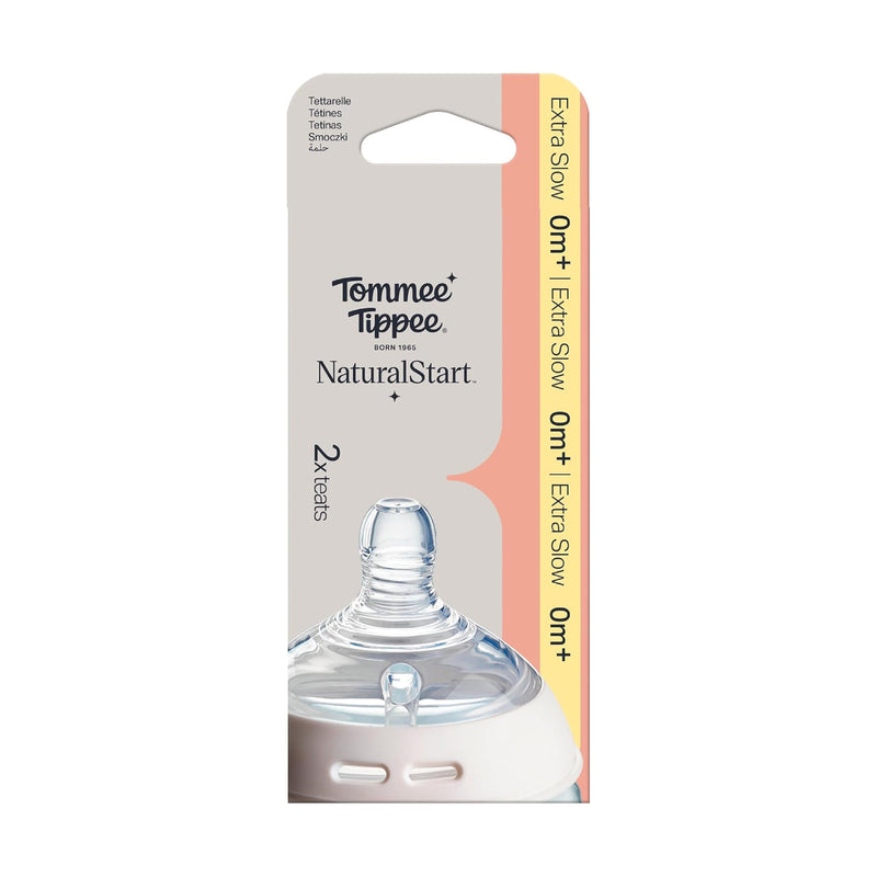 Tommee Tippee Natural Start Advanced Anti Colic 0 Month+ Extra Slow Flow 2 Pieces