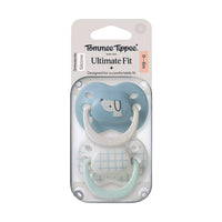 Tommee Tippee Ultra Fit Soother Boy Deco 0-2 Months 2 Pieces