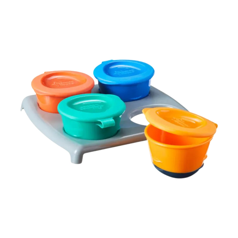 Tommee Tippee Freezer Pots & Tray Set 4 x 60ml
