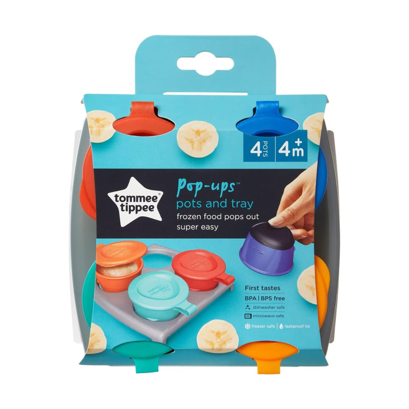 Tommee Tippee Freezer Pots & Tray Set 4 x 60ml