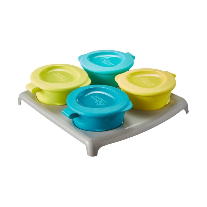 Tommee Tippee Freezer Pots & Tray Set 4 x 60ml