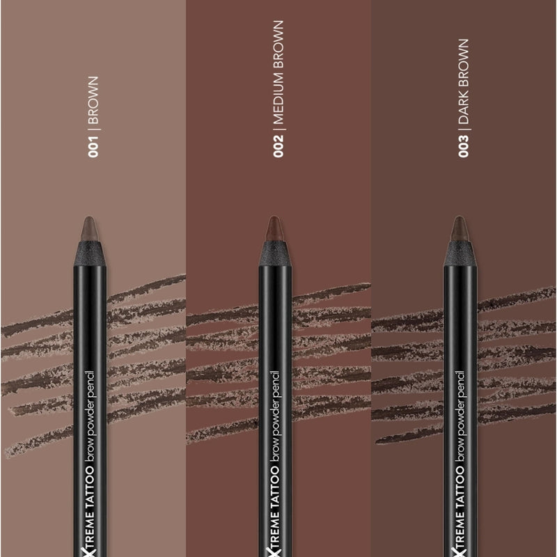Flormar Extreme Tattoo Brow Powder Pencil 03 Dark Brown 1.2g