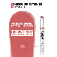 Flormar Sheer Up Intense Lipstick 01 Vibe Check 2.3g