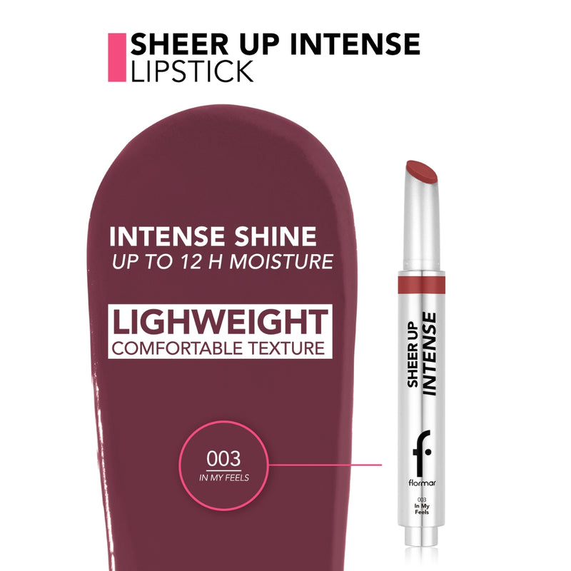 Flormar Sheer Up Intense Lipstick 03 In My Feels 2.3g