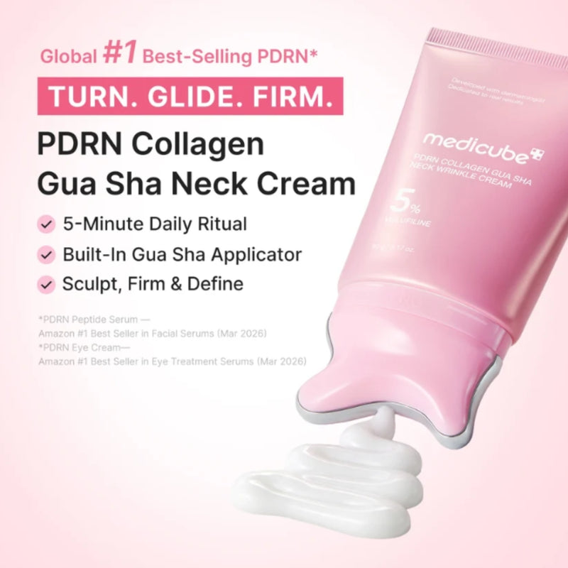 Medicube PDRN Collagen Gua Sha Neck Wrinkle Cream 90g
