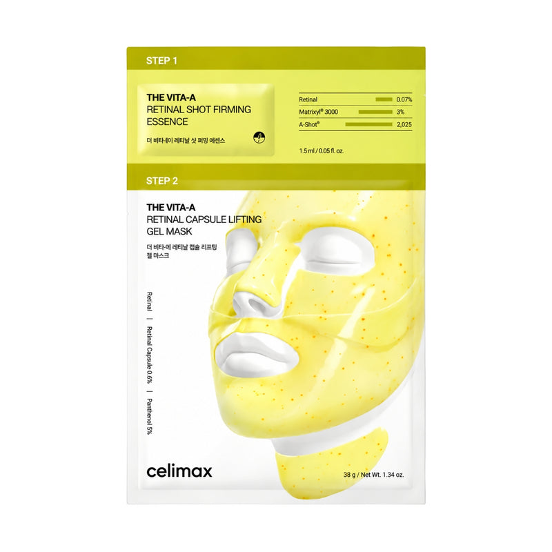 Celimax The Vita A Retinal Shot Tightening 2 Step Gel Mask Set