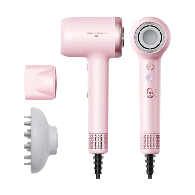 Wavytalk Turblow Pro Fast Drying Blow Dryer with Diffuser Pink