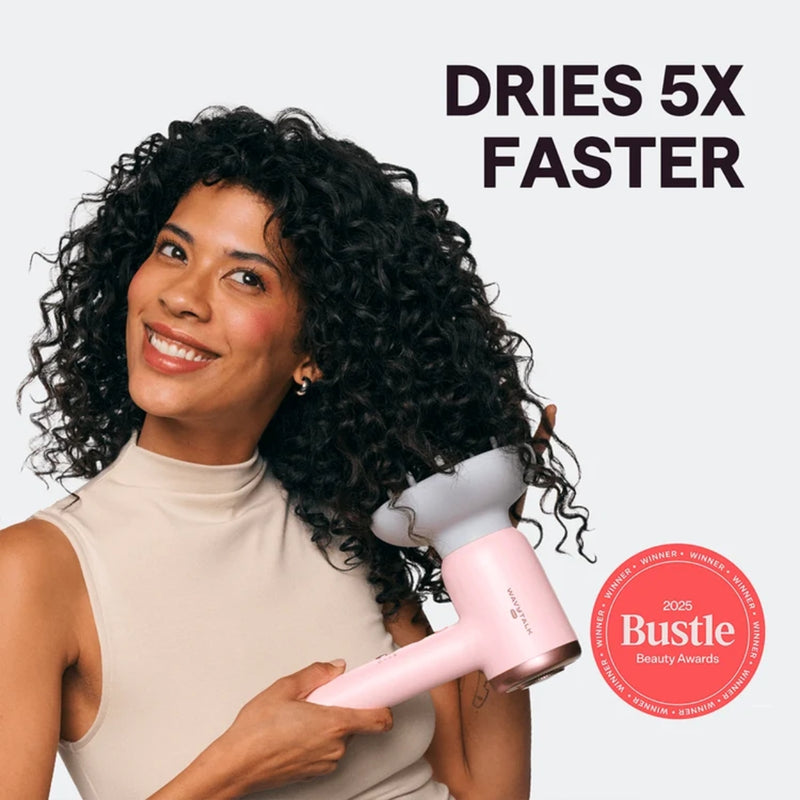 Wavytalk Turblow Pro Fast Drying Blow Dryer with Diffuser Pink