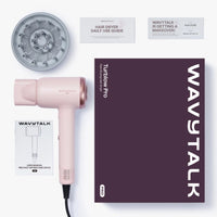 Wavytalk Turblow Pro Fast Drying Blow Dryer with Diffuser Pink