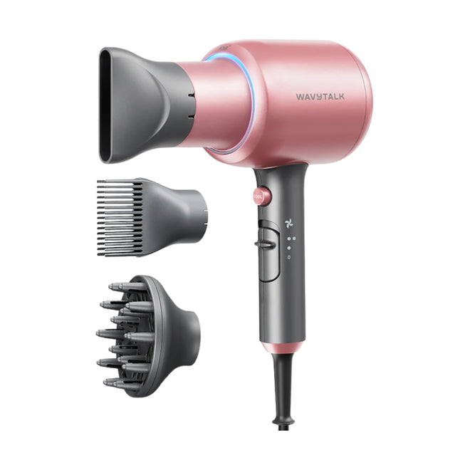Wavytalk Blown Away Ionic Hair Dryer Blow Dryer Rose Gold