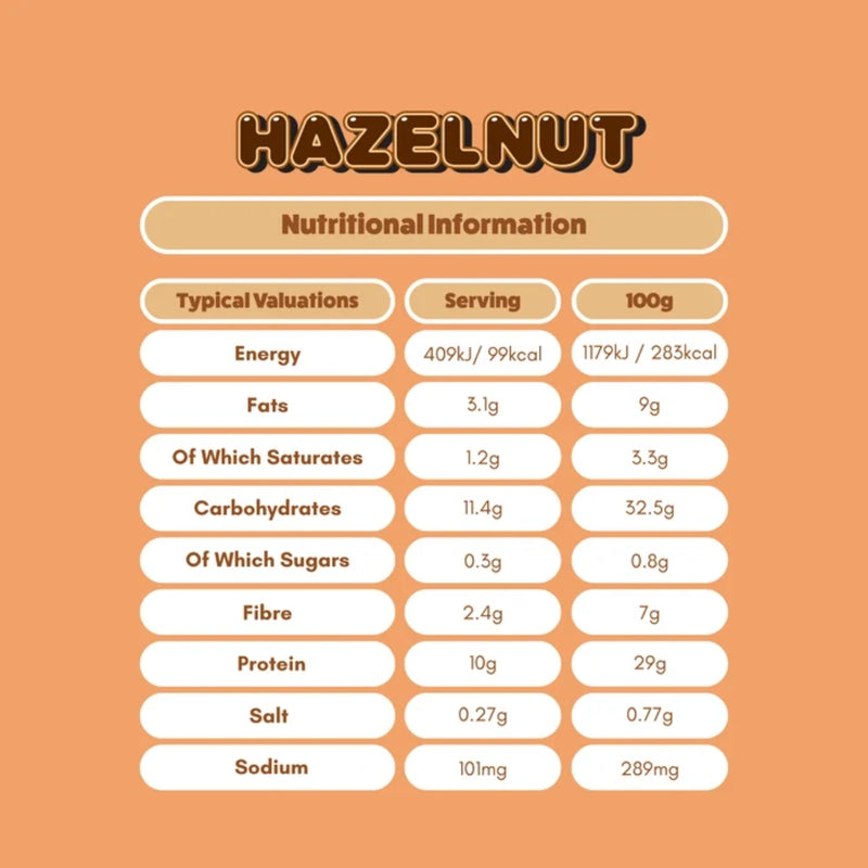 YuBi Bar Protein Bar Hazelnut 35g