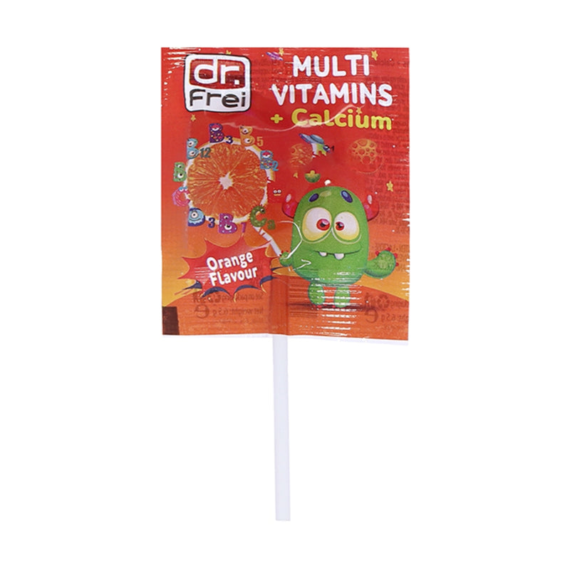Dr Frei Multivitamin + Calcium Lollipop Orange 6.5g