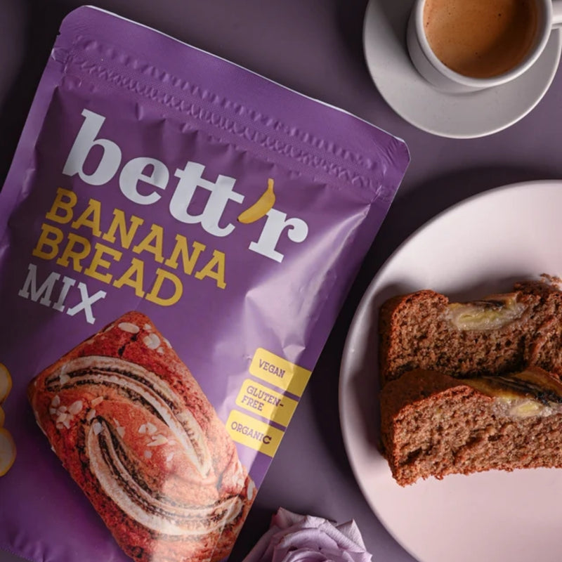 Bett'r Organic Banana Bread Mix 300g