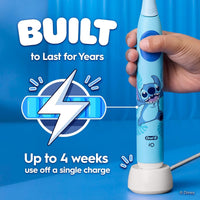 Oral B Electric Toothbrush Rechargeable iOS2K.1I9.0 Kids Disney Stitch