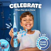 Oral B Electric Toothbrush Rechargeable iOS2K.1I9.0 Kids Disney Stitch