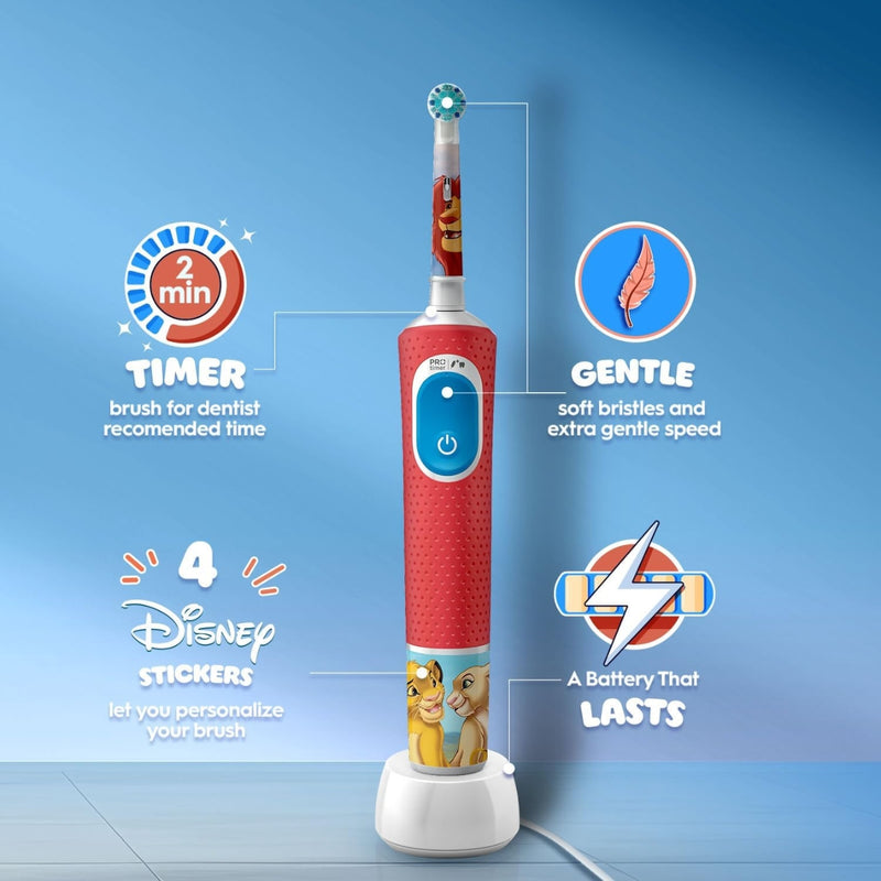 Oral B Electric Toothbrush Rechargeable D103  Vitality 300 Kids Lion King