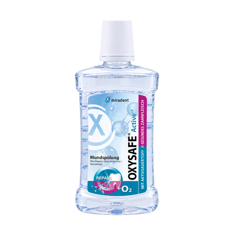 Miradent Mouthwash Oxysafe Active +F 500ml